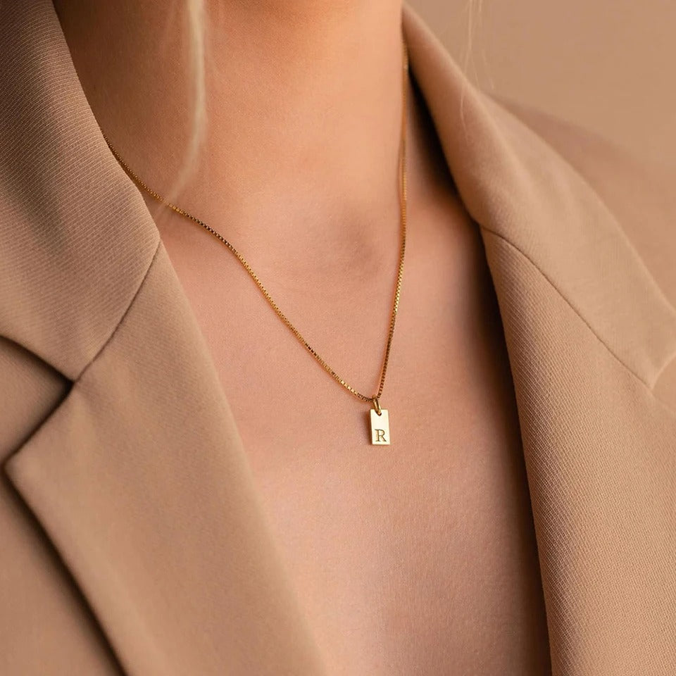 Multiple Initial pendant – Personalized Gold & Silver Necklace