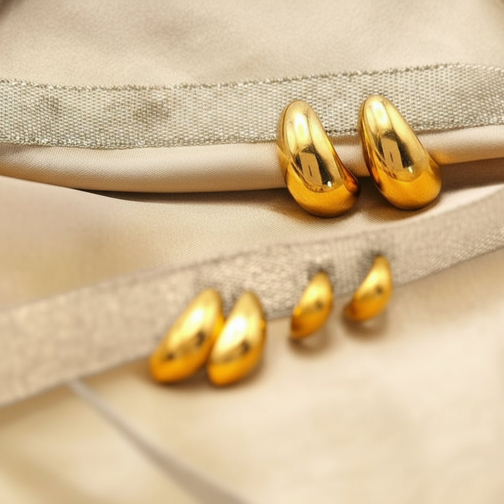 Chunky Hoop Earrings – Thick Gold & Silver Hoops for Women