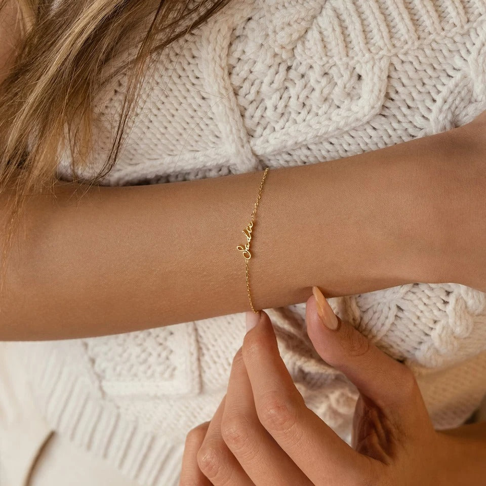 Personalized Name Bracelet – Gold & Silver Jewelry