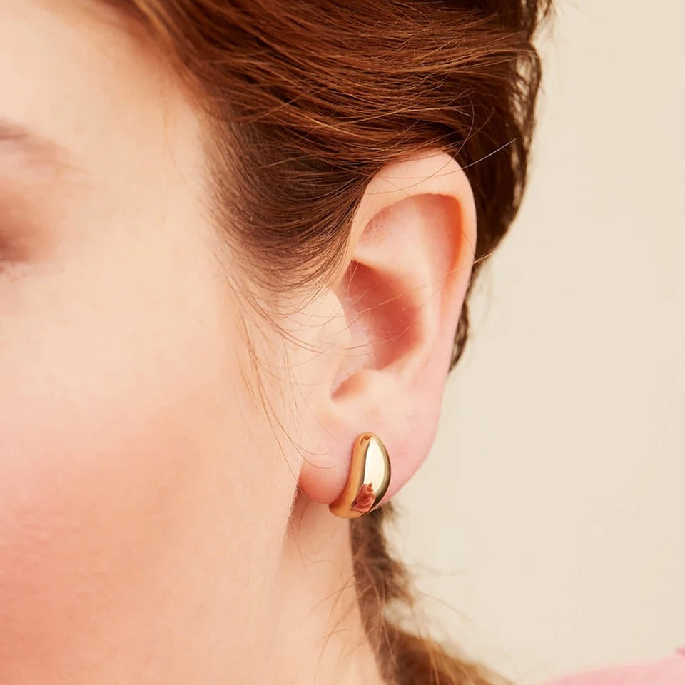Chunky Hoop Earrings – Thick Gold & Silver Hoops for Women