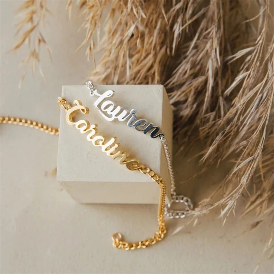 Custom Name Bracelet – Personalized Gold & Silver Jewelry
