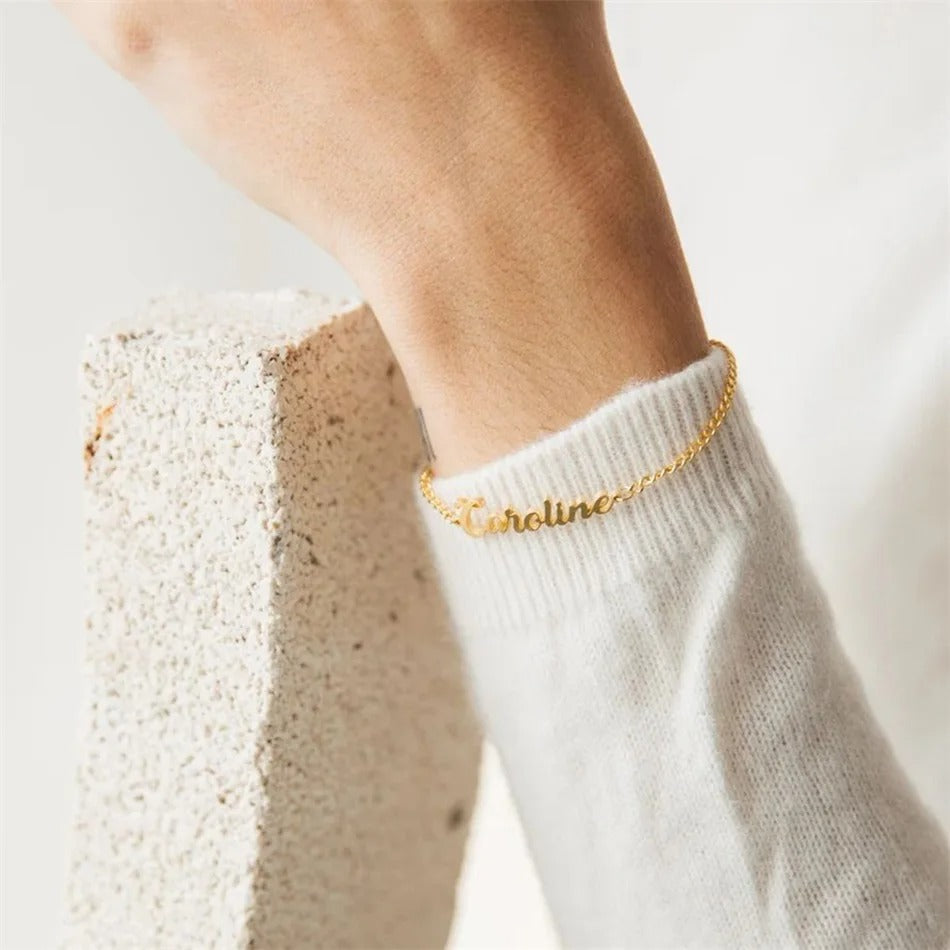 Custom Name Bracelet – Personalized Gold & Silver Jewelry