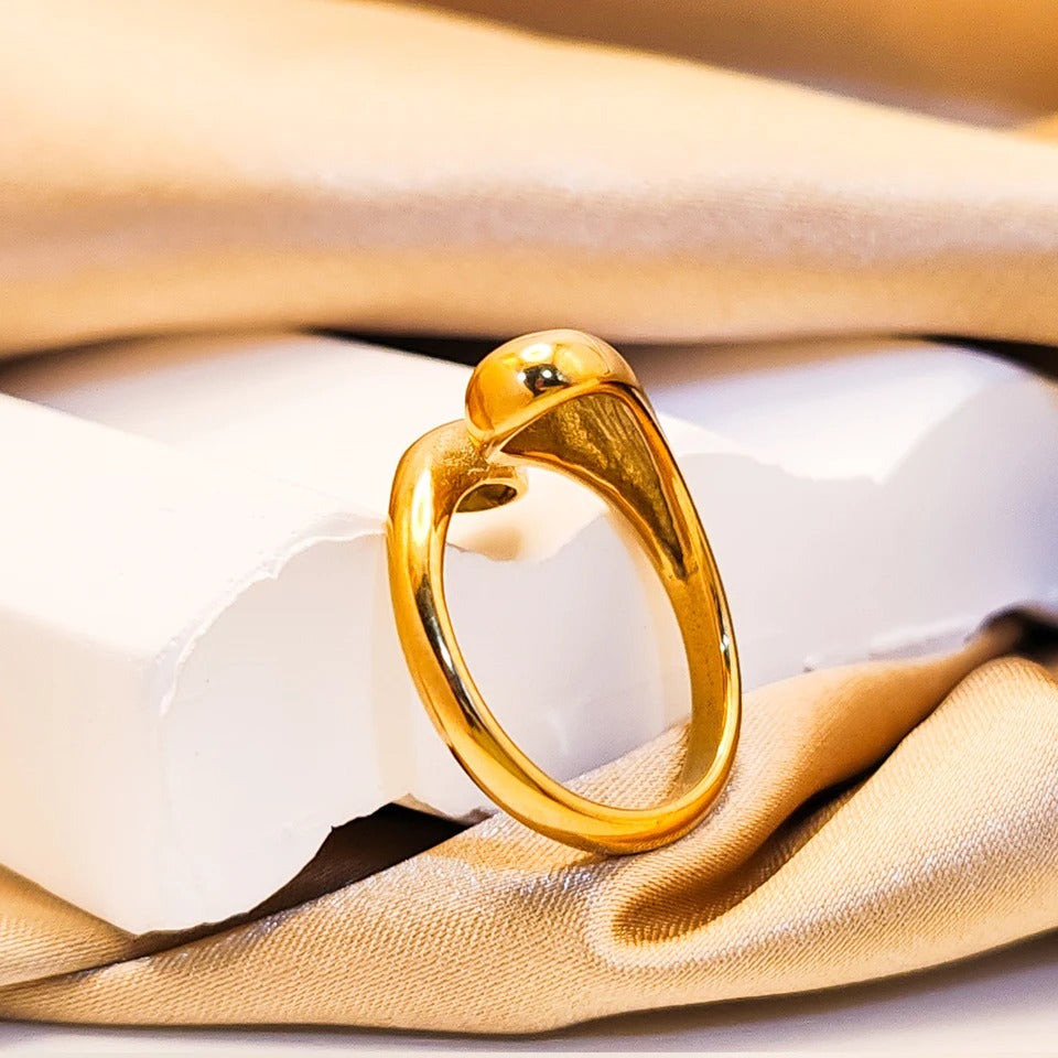 Modern Open Wrap Ring - Elegant Everyday Wear Jewelry