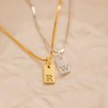 Multiple Initial pendant – Personalized Gold & Silver Necklace