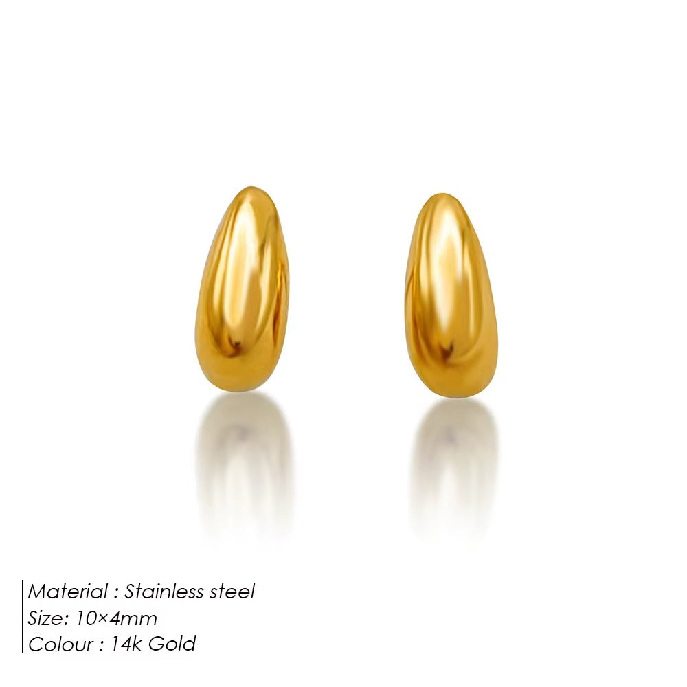 Chunky Hoop Earrings – Thick Gold & Silver Hoops for Women